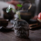 Handmade Classic Brown Table Vase Set