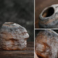 Handmade Classic Brown Table Vase Set