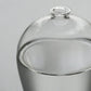 Large Handmade Clear Glass Vase