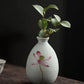 Hand Painted Vintage Floral Mini Vase